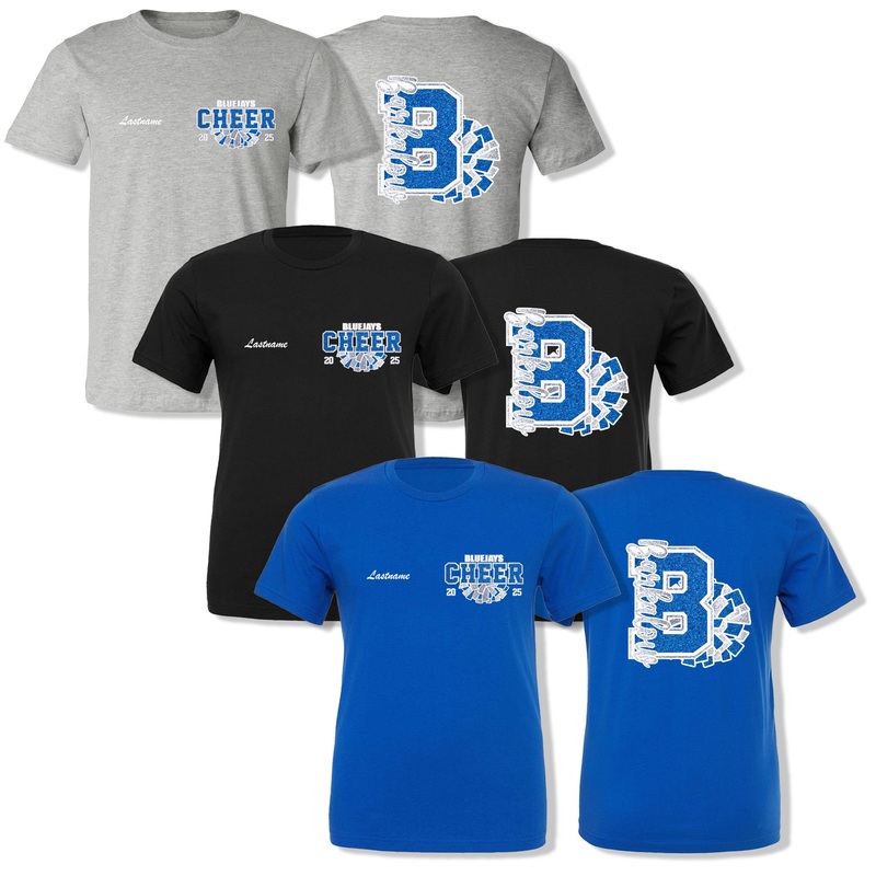 Barkalow Bluejays Cheer  T-Shirt