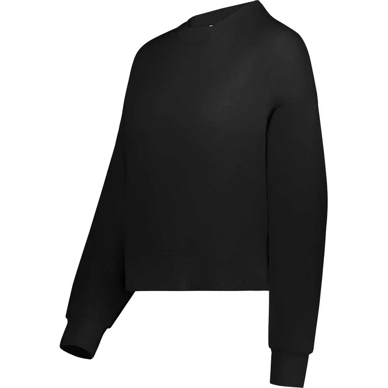 Augusta 5424 Ladies Slouchy Crew – Black
