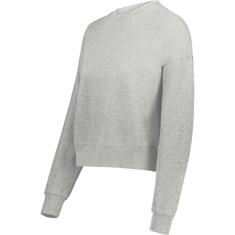 Augusta 5424 Ladies Slouchy Crew – Charcoal Heather
