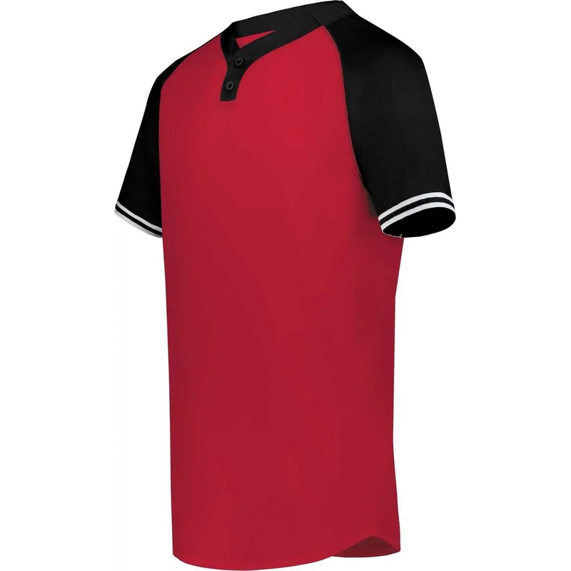 Augusta 6906 Youth Cutter+ Henley Jersey – Scarlet Black