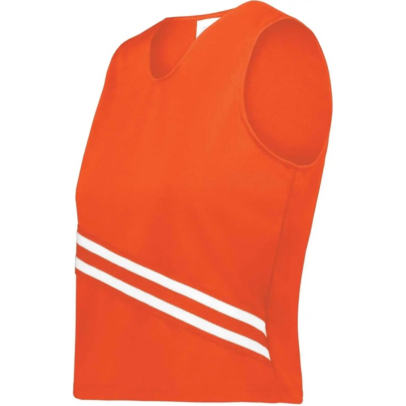Augusta 6923 Ladies Cheer Squad Shell – Orange Orange White