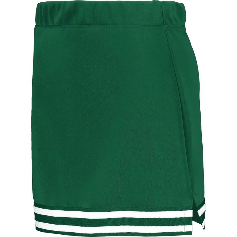 Augusta 6925 Ladies Cheer Squad Skirt – Dark Green Black White