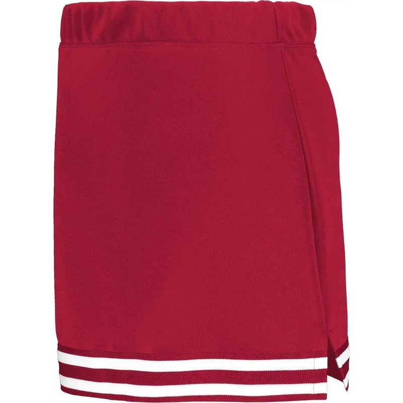Augusta 6925 Ladies Cheer Squad Skirt – Scarlet Scarlet White