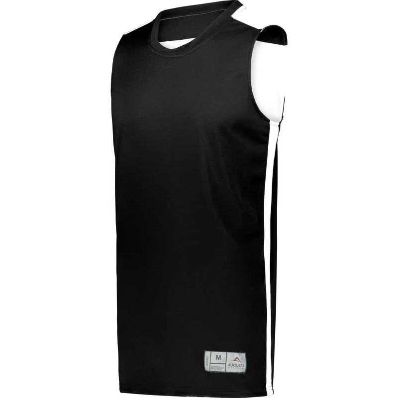 Augusta 6927 Swish Reversible Basketball Jersey – Black White