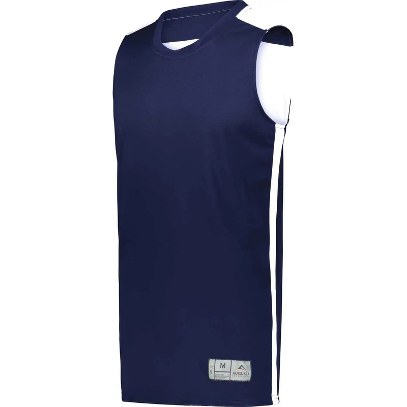 Augusta 6927 Swish Reversible Basketball Jersey – Navy White