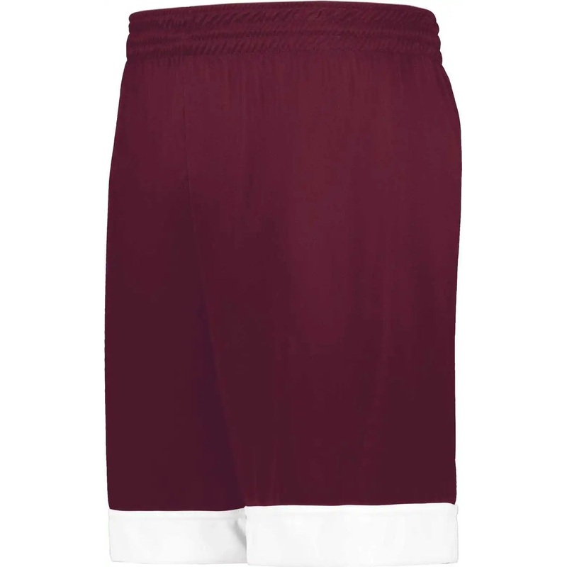 Augusta 6930 Youth Swish Reversible Basketball Shorts – Maroon White