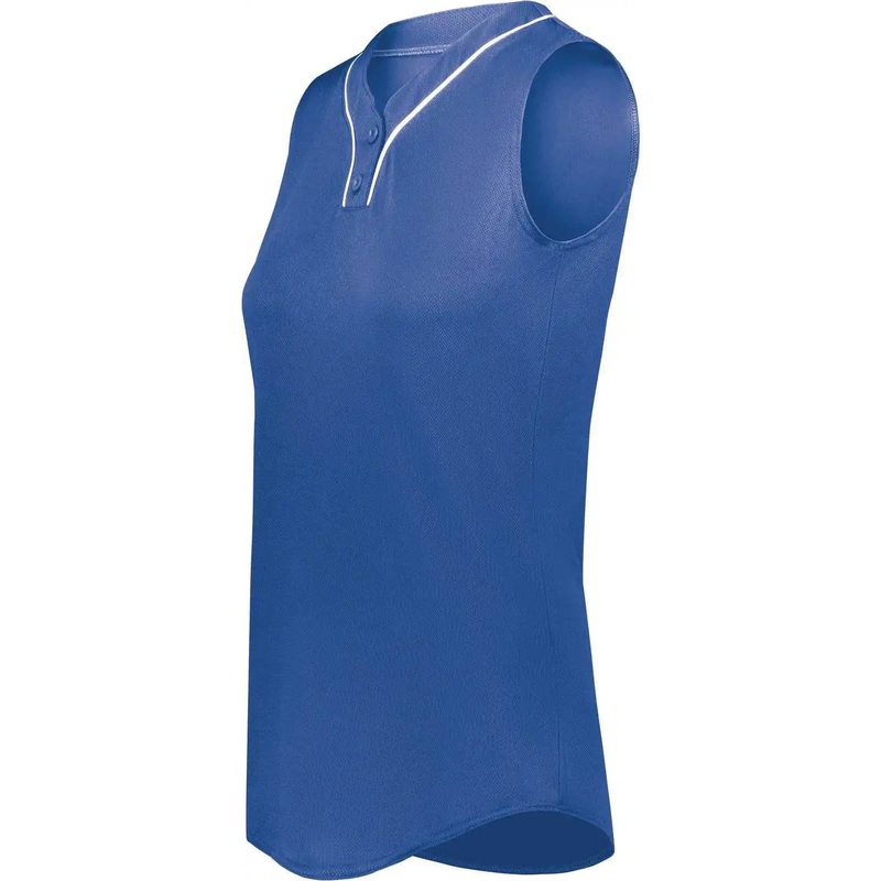 Augusta 6913 Ladies Cutter+ Sleeveless Jersey – Royal White