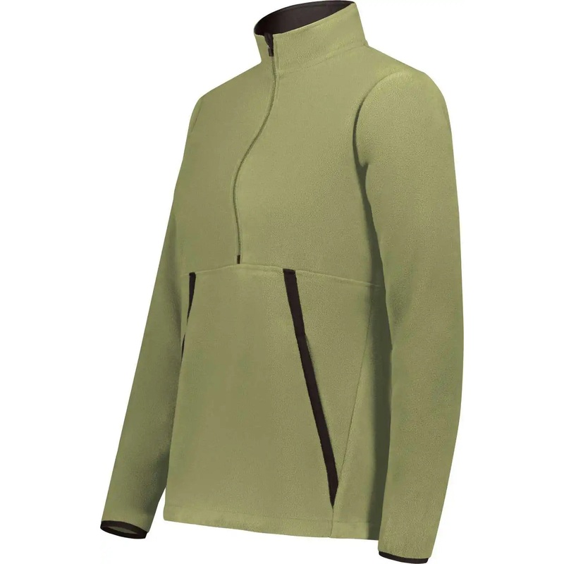 Augusta 6857 Ladies Chill Fleece 2.0 1/2 Zip Pullover – Olive