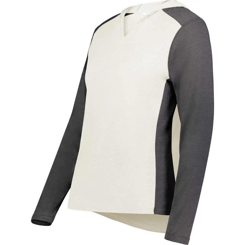 Augusta 6902 Ladies Gameday Vintage Hoodie – Birch Carbon Heather