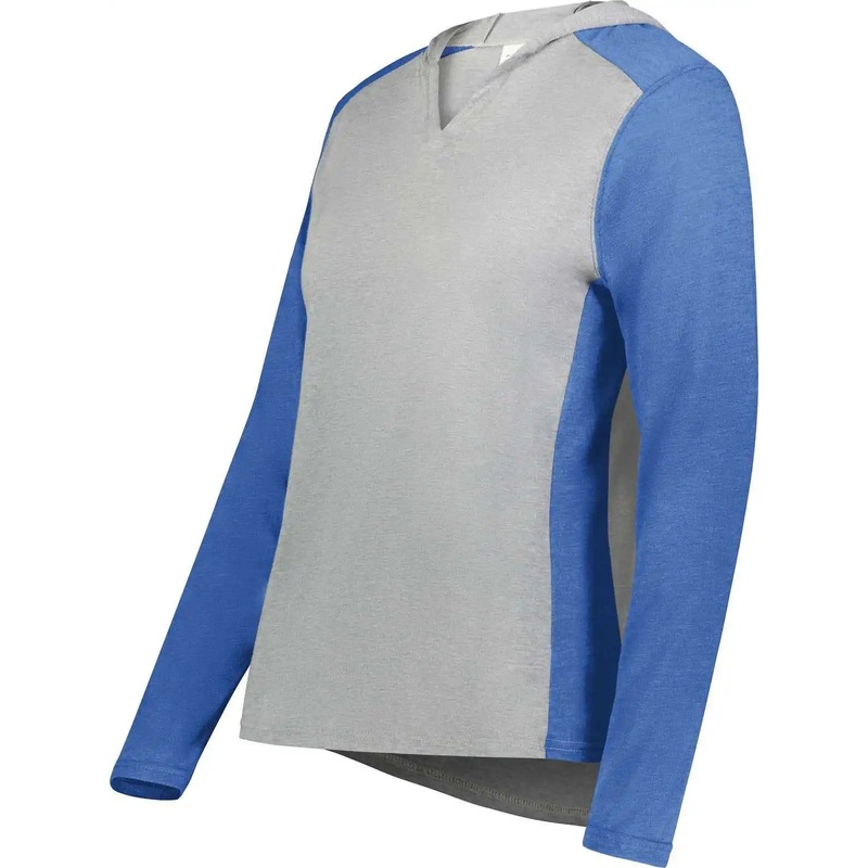 Augusta 6902 Ladies Gameday Vintage Hoodie – Gray Heather Royal Heather