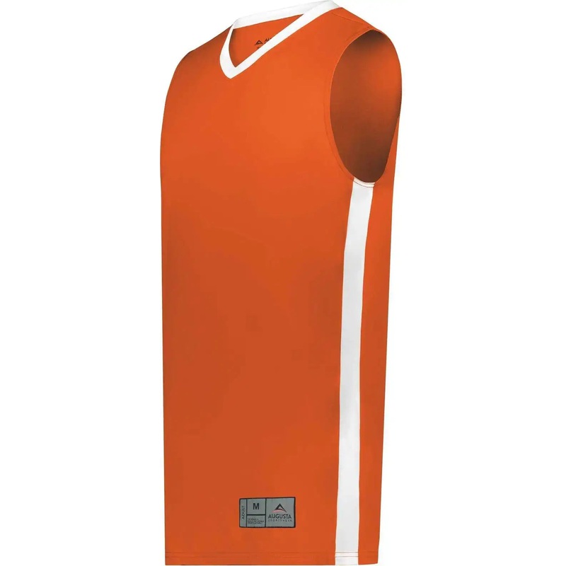 Augusta 6886 Match-Up Basketball Jersey – Orange White