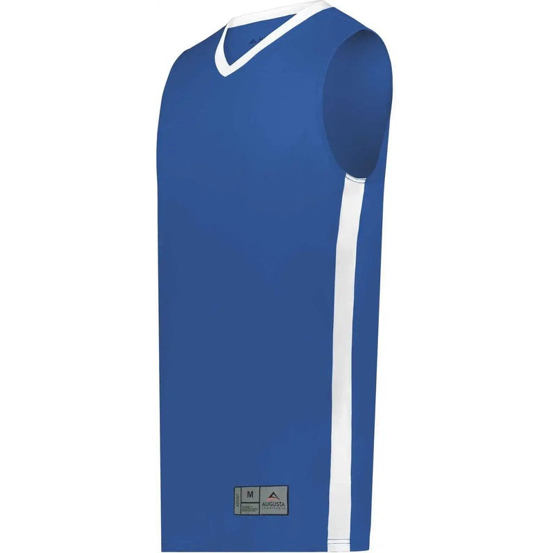 Augusta 6886 Match-Up Basketball Jersey – Royal White