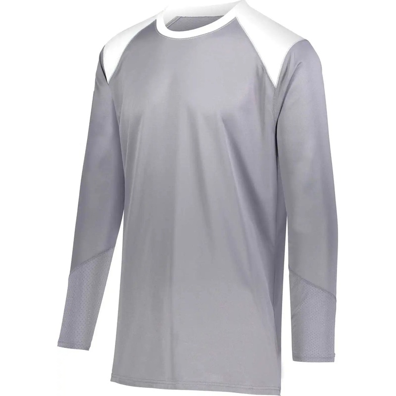 Augusta 1728 Tip-Off Shooter Shirt – Graphite White