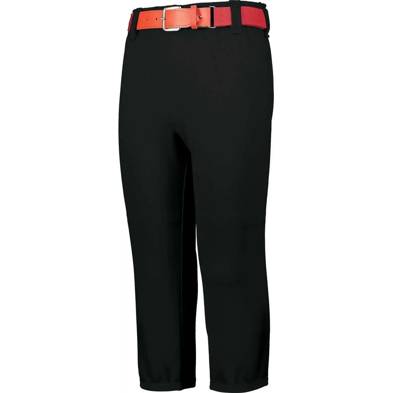 Augusta 6850 Gamer Pull-Up Baseball Pants with Loops – Black