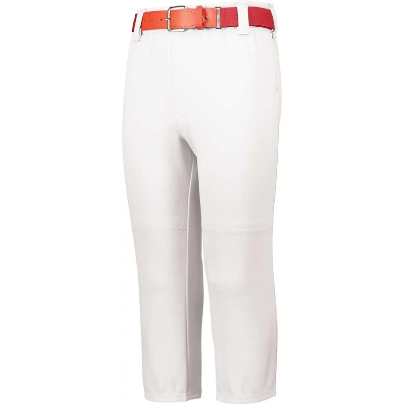 Augusta 6850 Gamer Pull-Up Baseball Pants with Loops – White