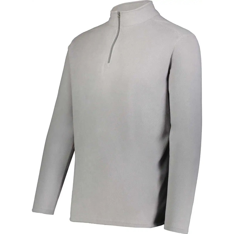 Augusta 6863 Micro-Lite Fleece 1/4 Zip Pullover – Athletic Gray