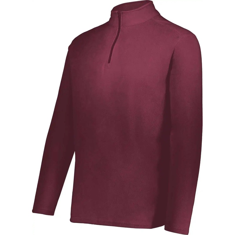 Augusta 6863 Micro-Lite Fleece 1/4 Zip Pullover – Maroon (Hlw)