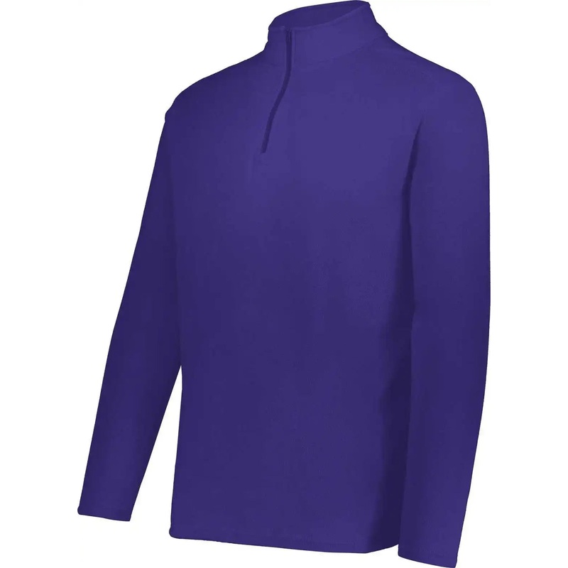 Augusta 6863 Micro-Lite Fleece 1/4 Zip Pullover – Purple (Hlw)