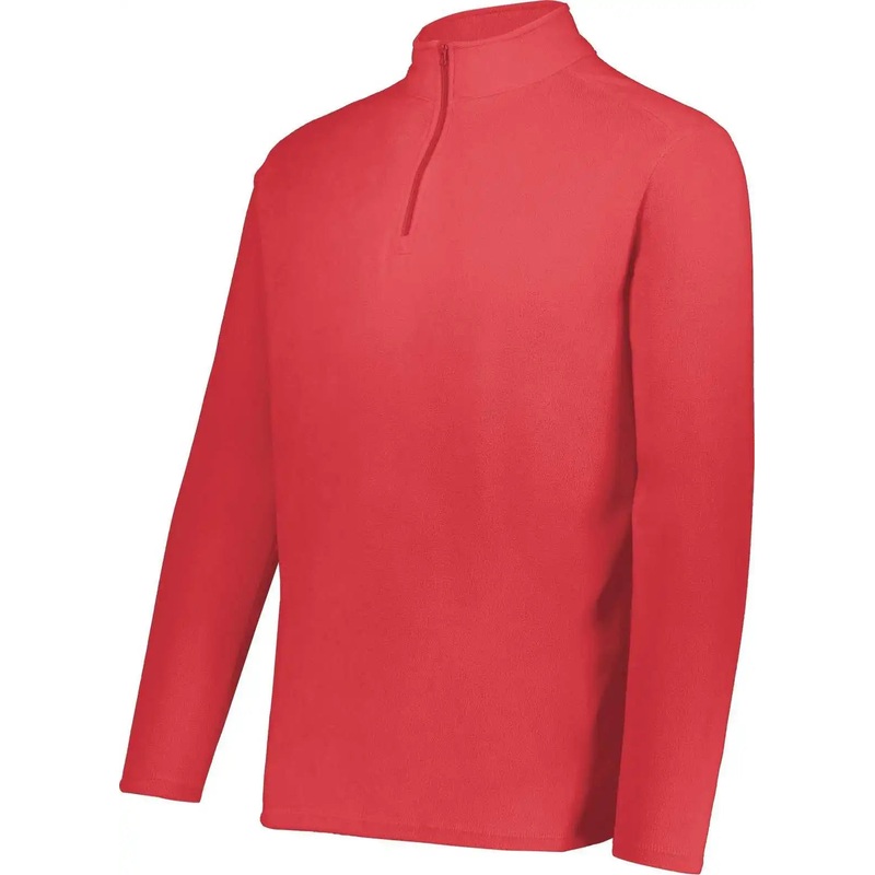 Augusta 6863 Micro-Lite Fleece 1/4 Zip Pullover – Scarlet