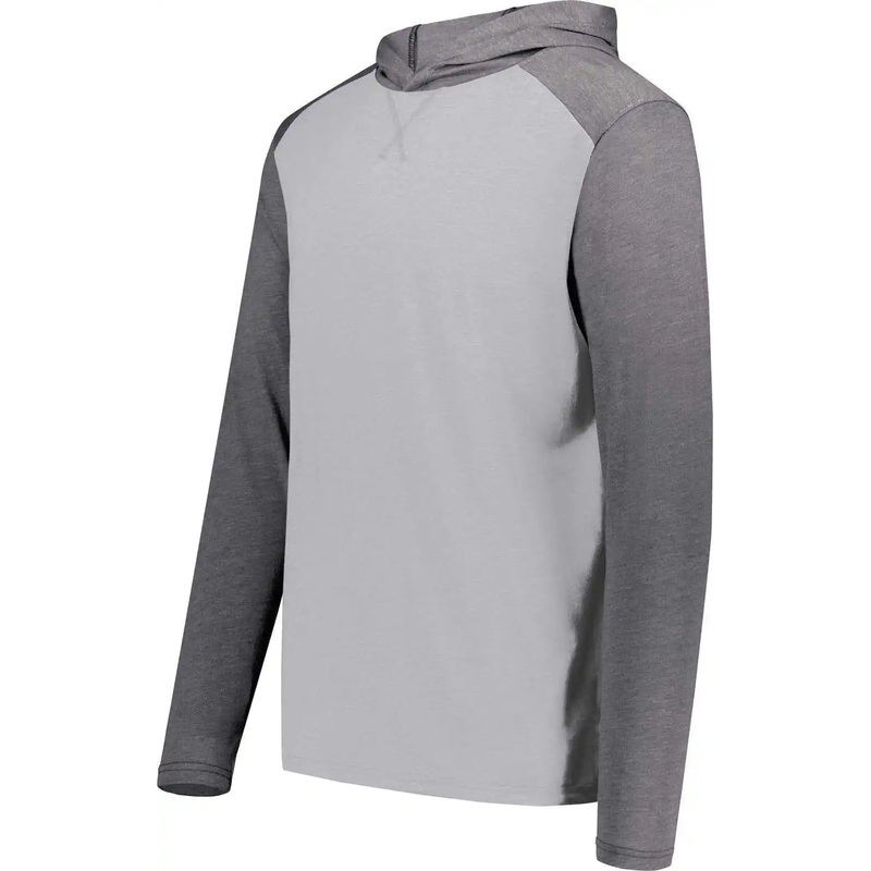 Augusta 6884 Gameday Vintage Hoodie – Gray Heather Carbon Heather