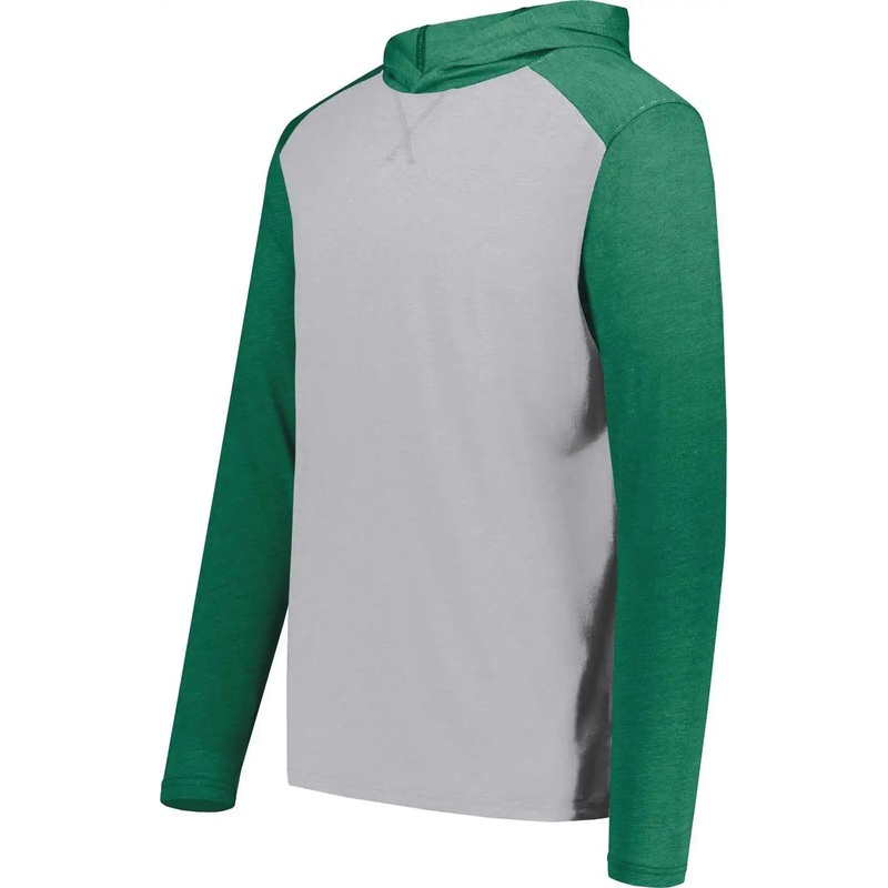 Augusta 6884 Gameday Vintage Hoodie – Gray Heather Kelly Heather