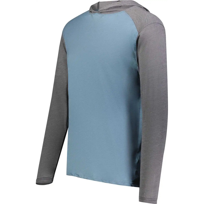 Augusta 6884 Gameday Vintage Hoodie – Storm Heather Carbon Heather