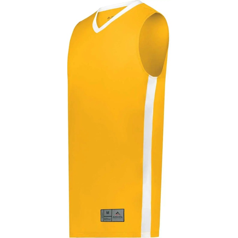 Augusta 6886 Match-Up Basketball Jersey – Gold White