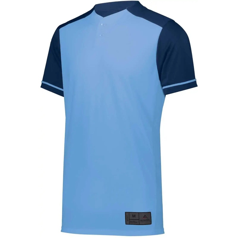Augusta 1569 Youth Closer Jersey – Columbia Blue Navy