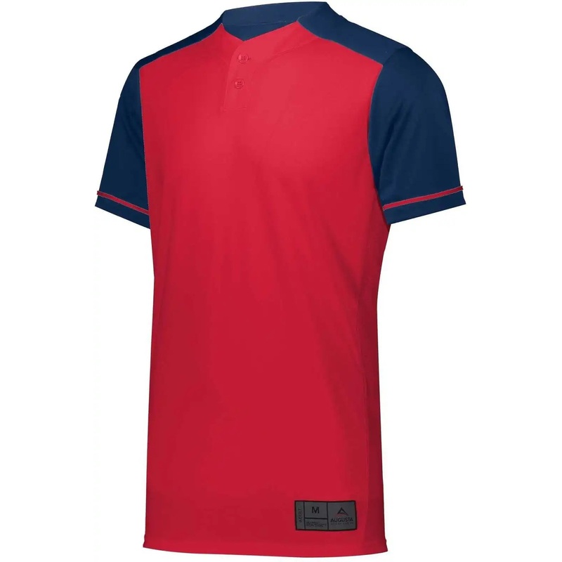 Augusta 1569 Youth Closer Jersey – Scarlet Navy