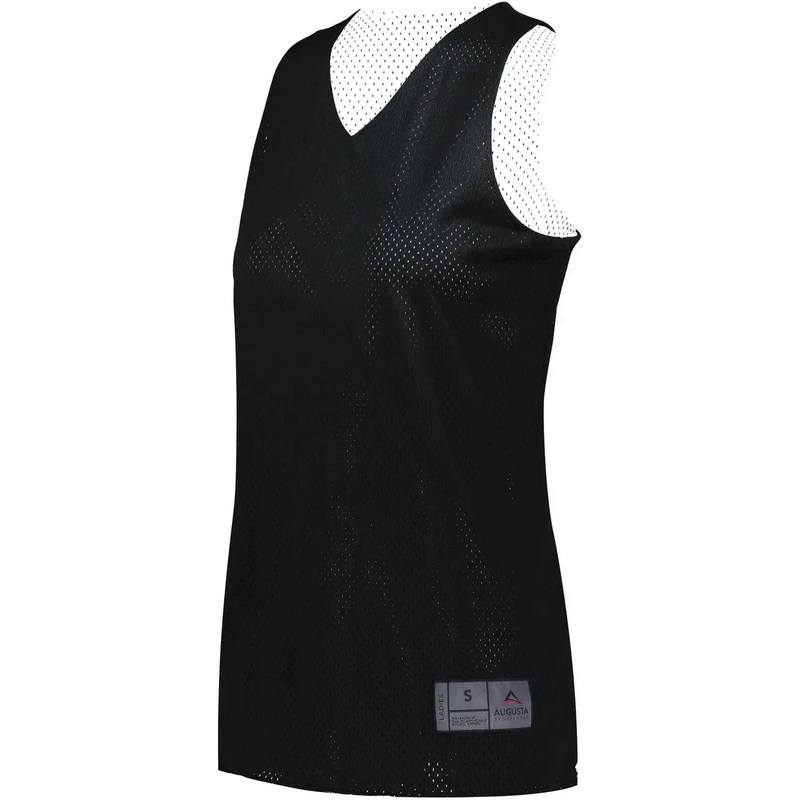 Augusta 163 Youth Tricot Mesh Reversible 2.0 Jersey – Black White