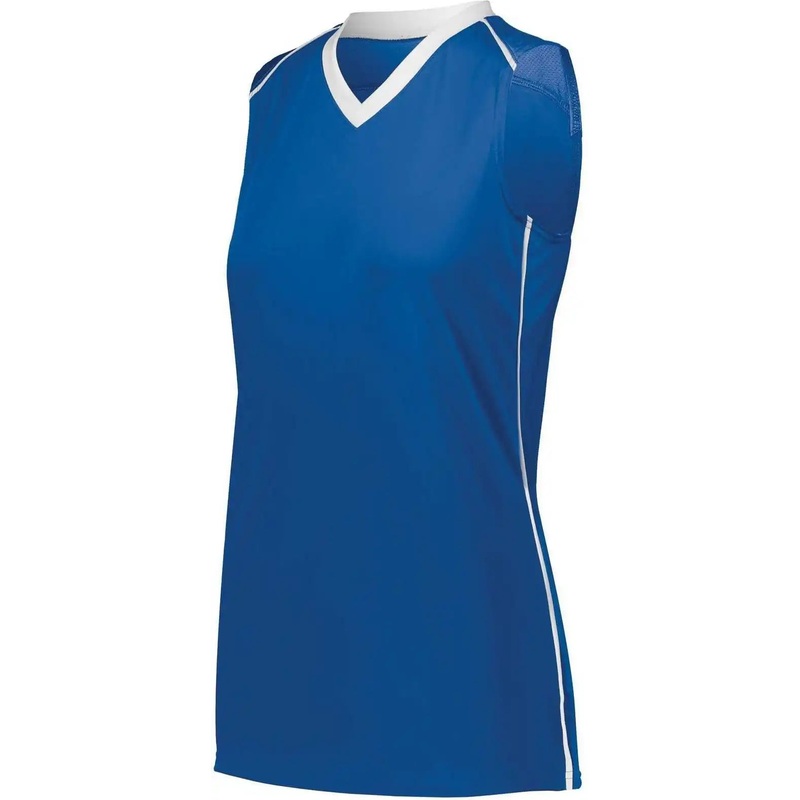 Augusta 1688 Girls Rover Jersey – Royal White