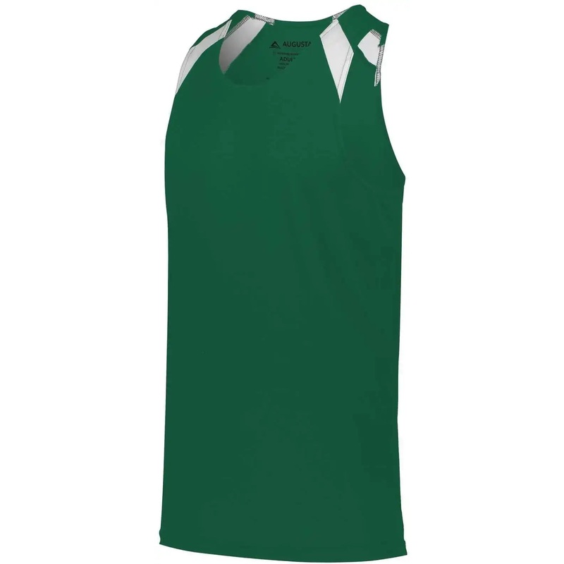 Augusta 344 Youth Overspeed Track Jersey – Dark Green White