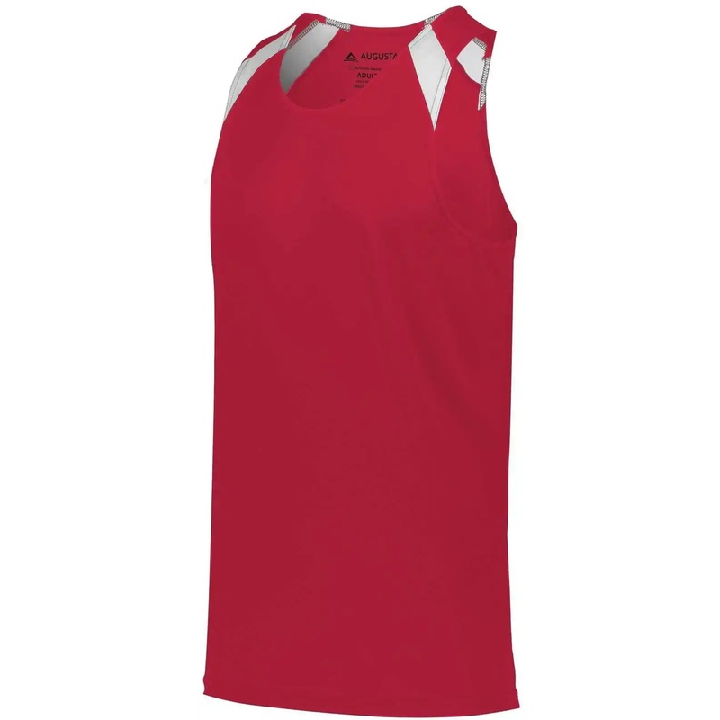 Augusta 344 Youth Overspeed Track Jersey – Scarlet White