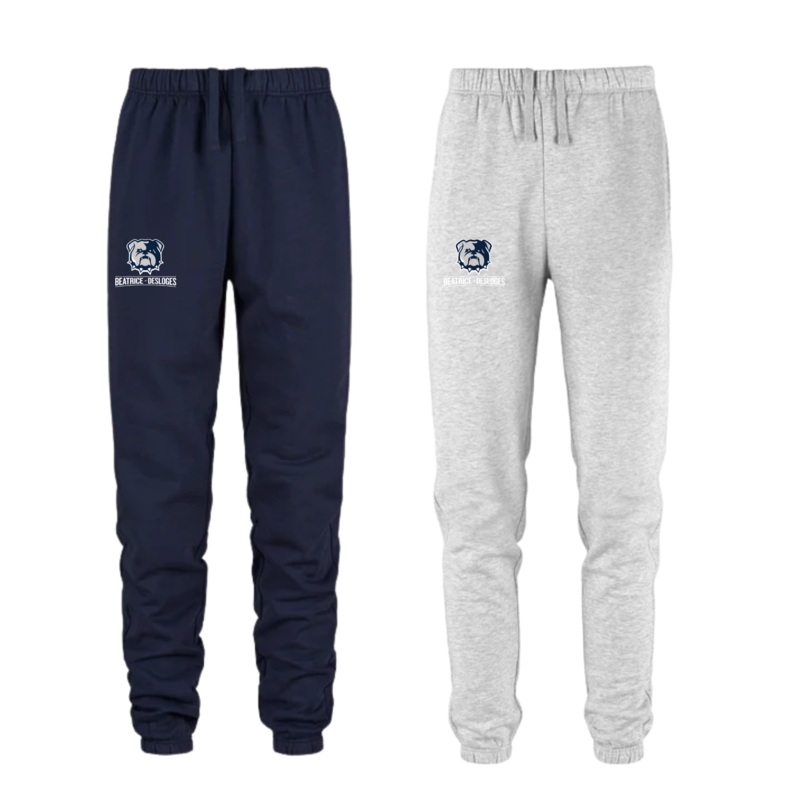 BEATRICE-DESLOGES PANTALON COTON OUATE AVEC LOGO IMPRIM SUR LA CUISSE