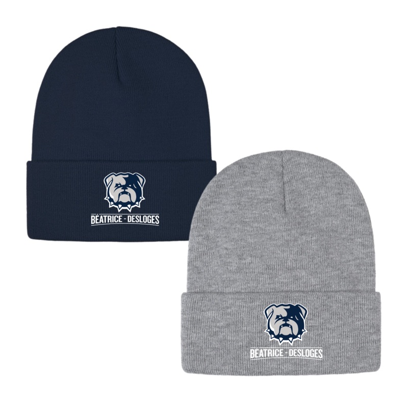 BEATRICE-DESLOGES TUQUE  BEANIE AVEC LOGO BROD