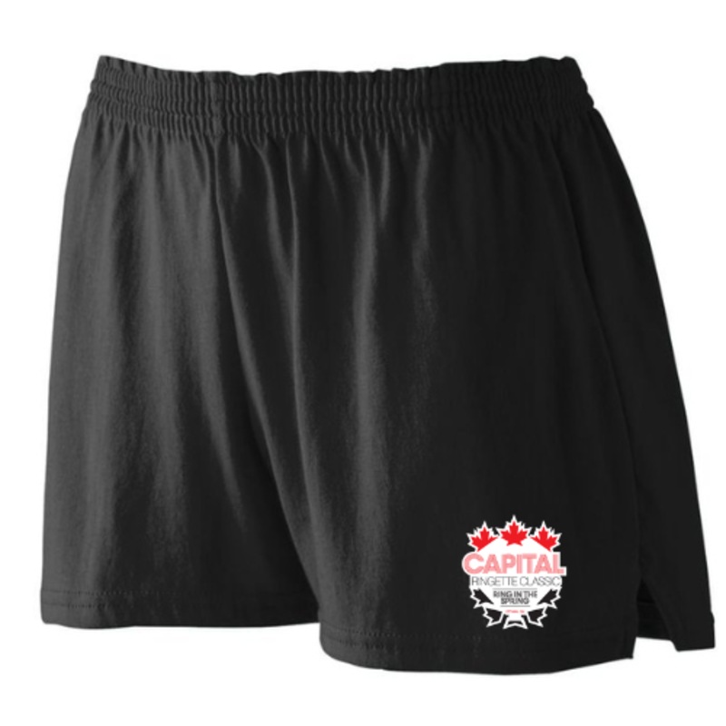 CAPITAL RINGETTE CLASSIC LADIES WAYFARER SHORTS WITH PRESS ON LOGO