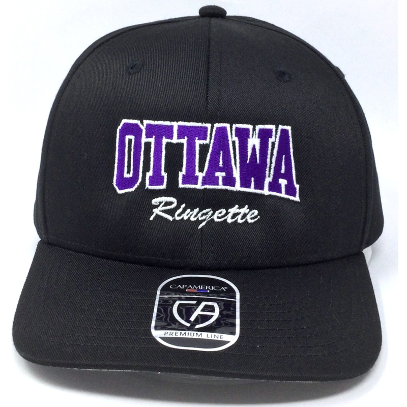 CORA AMERICA ADJUSTABLE CAP WITH EMBROIDERED LOGO ON FRONT