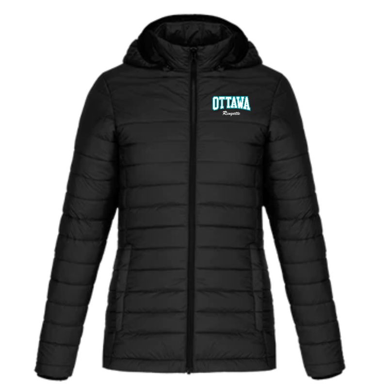 CORA CX2 LADIES PUFFY JACKET|Black|WXS|WS|WM|WL|WXL|WXXL