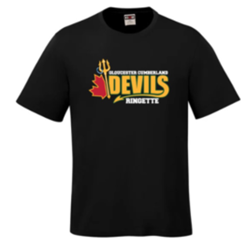 GCRA DEVILS COAST DRYFIT SHORT SLEEVE TEE ADULT BLACK