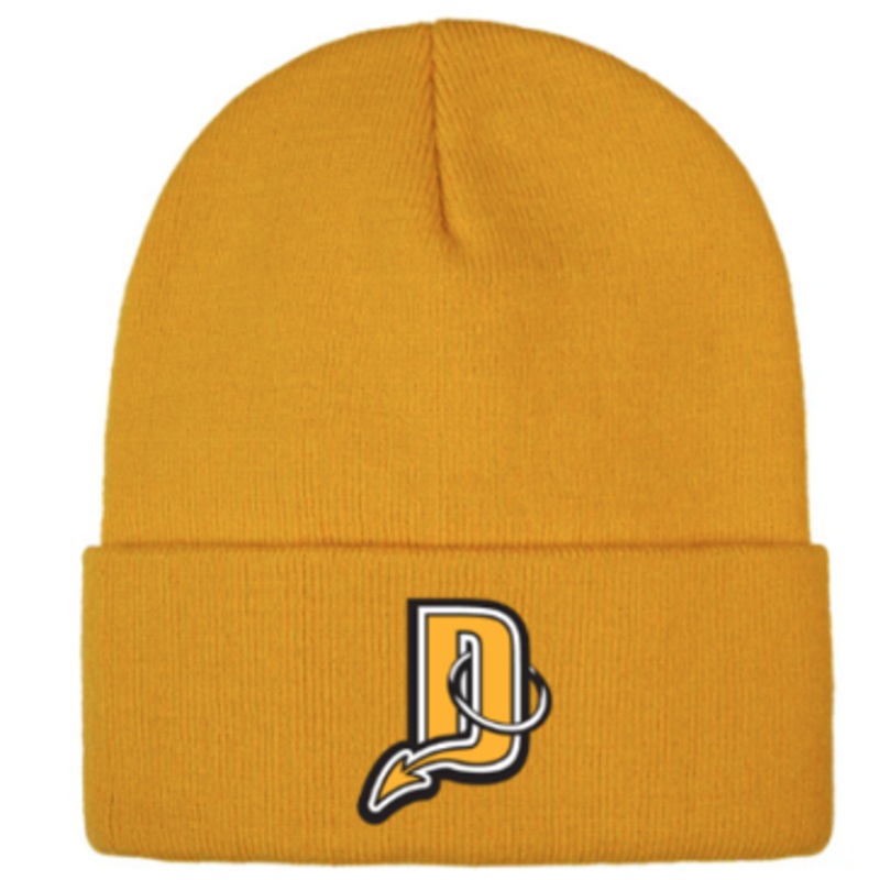 GLOUCESTER CUMBERLAND DEVILS KNIT CUFF TOQUE – GOLD