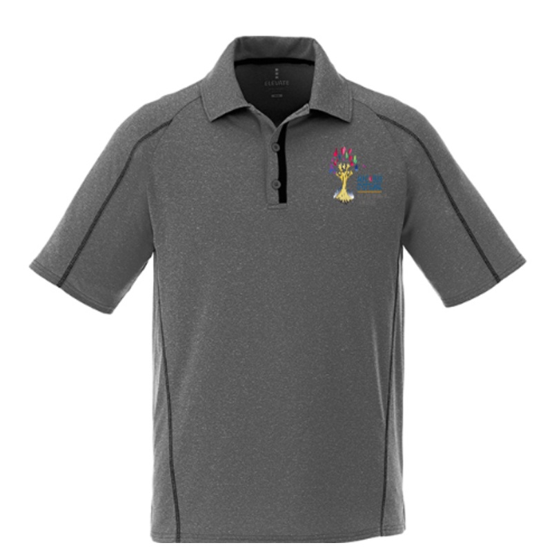 AU COEUR ELITE MEN’S POLO WITH EMBROIDERED LEFT CHEST LOGO