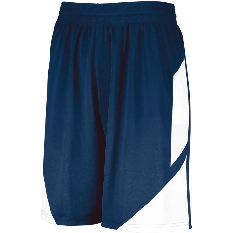 Augusta 1733 Step-Back Basketball Shorts – Navy White