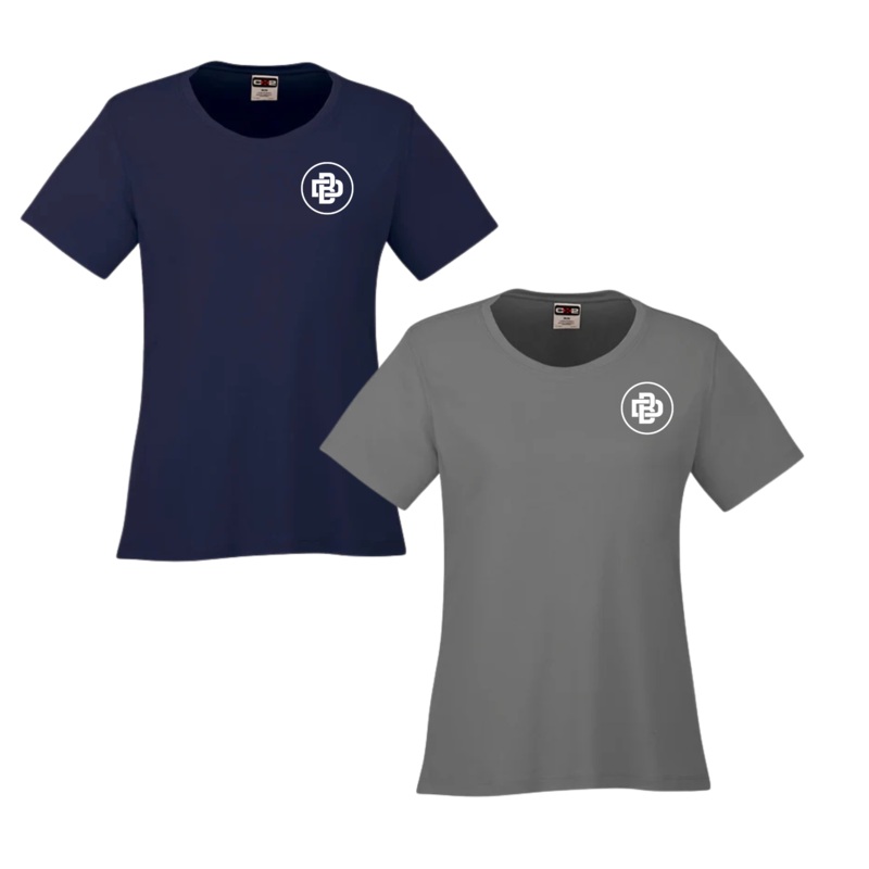 BEATRICE-DESLOGES TSHIRT DRYFIT  MANCHES COURTES FEMME AVEC LOGO IMPRIM SUR POITRINE GAUCHE