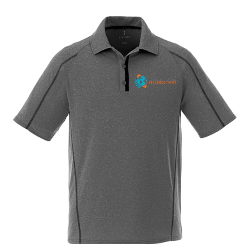 DE LA DCOUVERTE ELITE POLO WITH EMBROIDERED LEFT CHEST LOGO