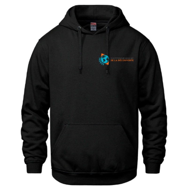 DE LA DCOUVERTE VAULT HOODIE WITH EMBROIDERED LEFT CHEST LOGO