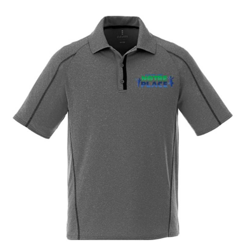 NOTRE PLACE ELITE POLO WITH EMBROIDERED LEFT CHEST LOGO