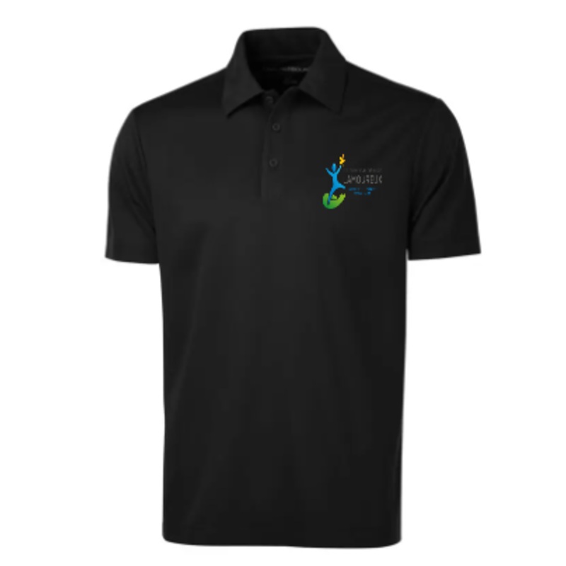 COLE LMENTAIRE CATHOLIQUE LAMOUREUX COAL HARBOUR ADULT POLO SHIRT WITH HEAT PRESSED LEFT CHEST LOGO
