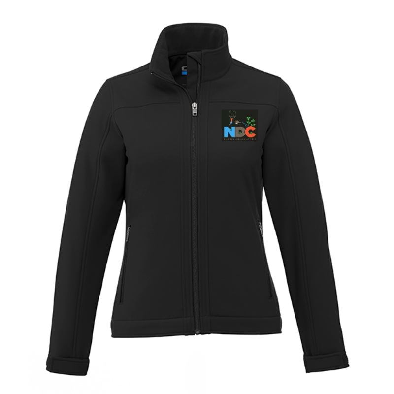 COLE LMENTAIRE CATHOLIQUE NOTRE DAME DES CHAMPS CX2 SOFTSHELL LADIES JACKET WITH EMBROIDERED LEFT CHEST LOGO
