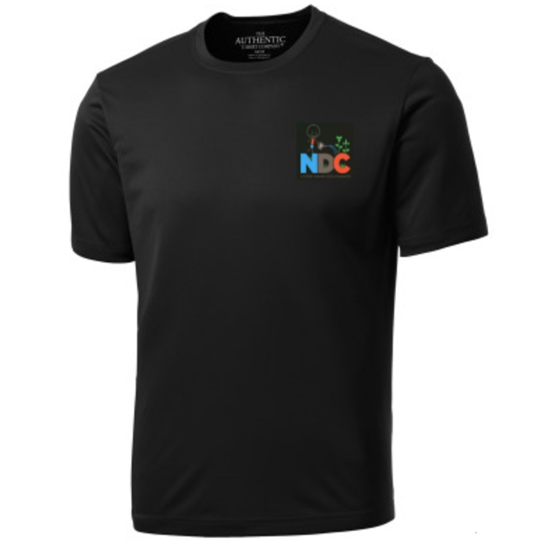 COLE LMENTAIRE CATHOLIQUE NOTRE DAME DES CHAMPS DRYFIT SHORT SLEEVE TEE ADULT WITH HEAT PRESSED LOGO