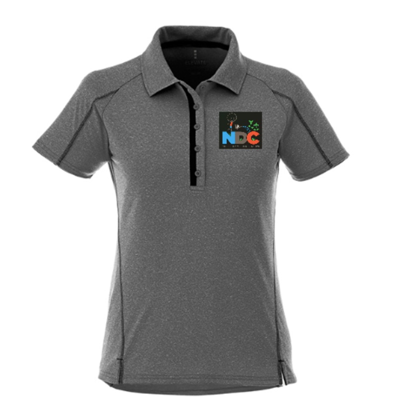 COLE LMENTAIRE CATHOLIQUE NOTRE DAME DES CHAMPS MACTA LADIES POLO WITH EMBROIDERED LEFT CHEST LOGO